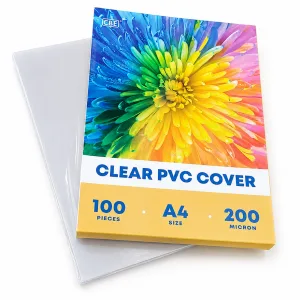 Clear PVC Rigid Sheet Binding Cover - 30200